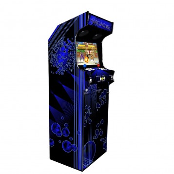 Borne Arcade Classic Profil Gauche Modèle Deep Blue ma-borne-arcade.fr