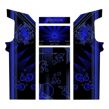 Borne Arcade Classic Planche Modèle Deep Blue ma-borne-arcade.fr
