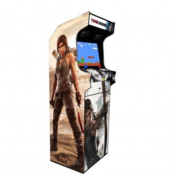 Borne Arcade Classic Profil Droit Modèle Tomb Raider ma-borne-arcade.fr