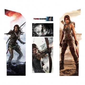 Borne Arcade Classic Profil Droit Modèle Tomb Raider ma-borne-arcade.fr