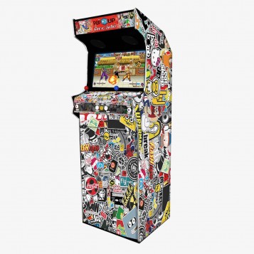 Borne Arcade Classic Modèle Stickers Bomb ma-borne-arcade.fr