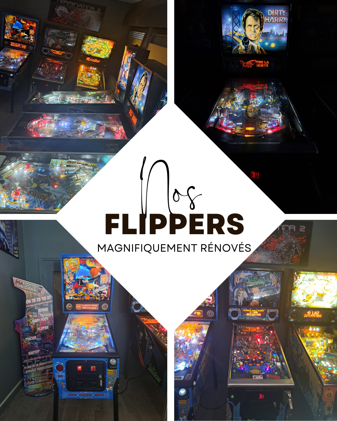 Nos Flippers comme neuf Nos Flippers comme neuf