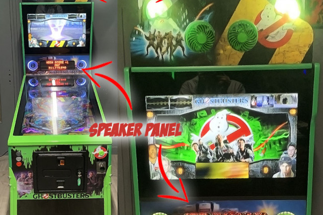 Décoration Topper et Speaker Panel Pincab Ma Borne d'Arcade