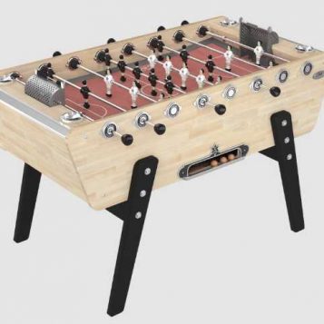 Baby foot Stella Champion Collector Bois naturel lamellé Hévéa Ma Borne d'Arcade