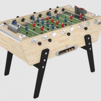 Baby foot Stella Champion Collector Bois naturel lamellé Hévéa Ma Borne d'Arcade