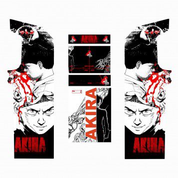 Borne Arcade Classic Planches Modèle Akira ma-borne-arcade.fr