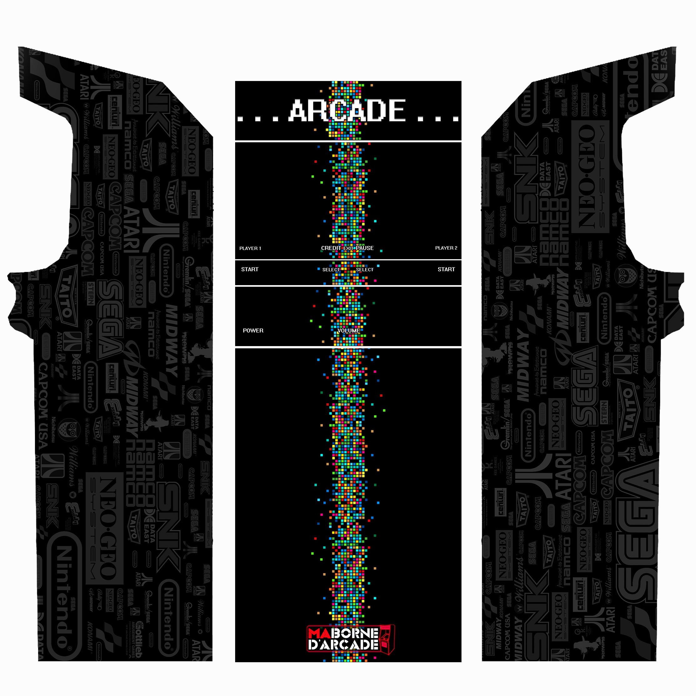 Borne Arcade Classic Planches Modèle Brands ma-borne-arcade.fr