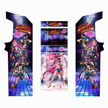 Borne Arcade Classic Planches Modèle Street Fighter Girls ma-borne-arcade.fr