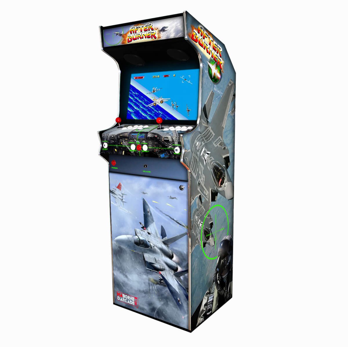 Borne Arcade Classic Profil Droit Modèle After Burner ma-borne-arcade.fr