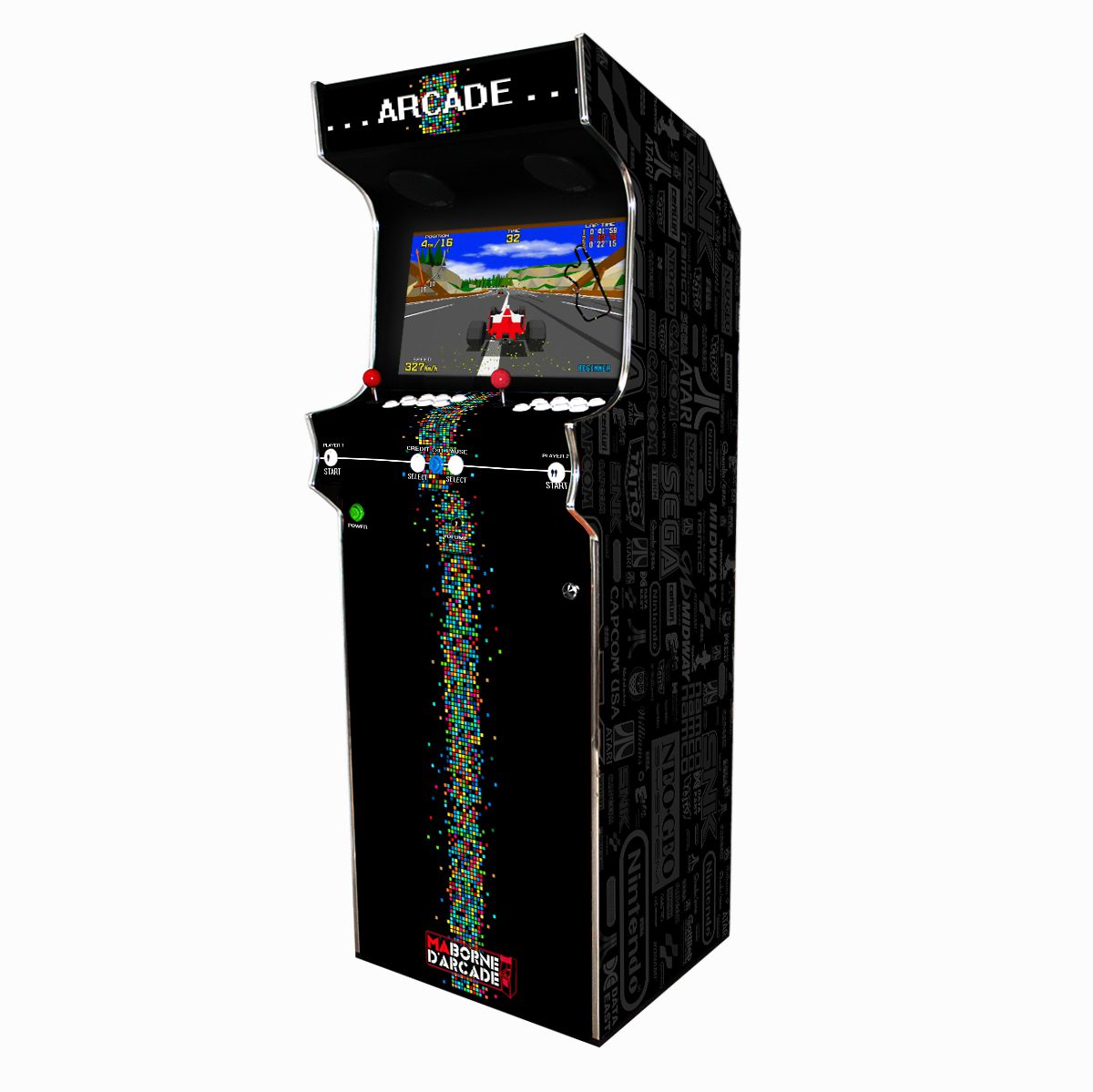 Borne Arcade Classic Profil Droit Modèle Brands ma-borne-arcade.fr