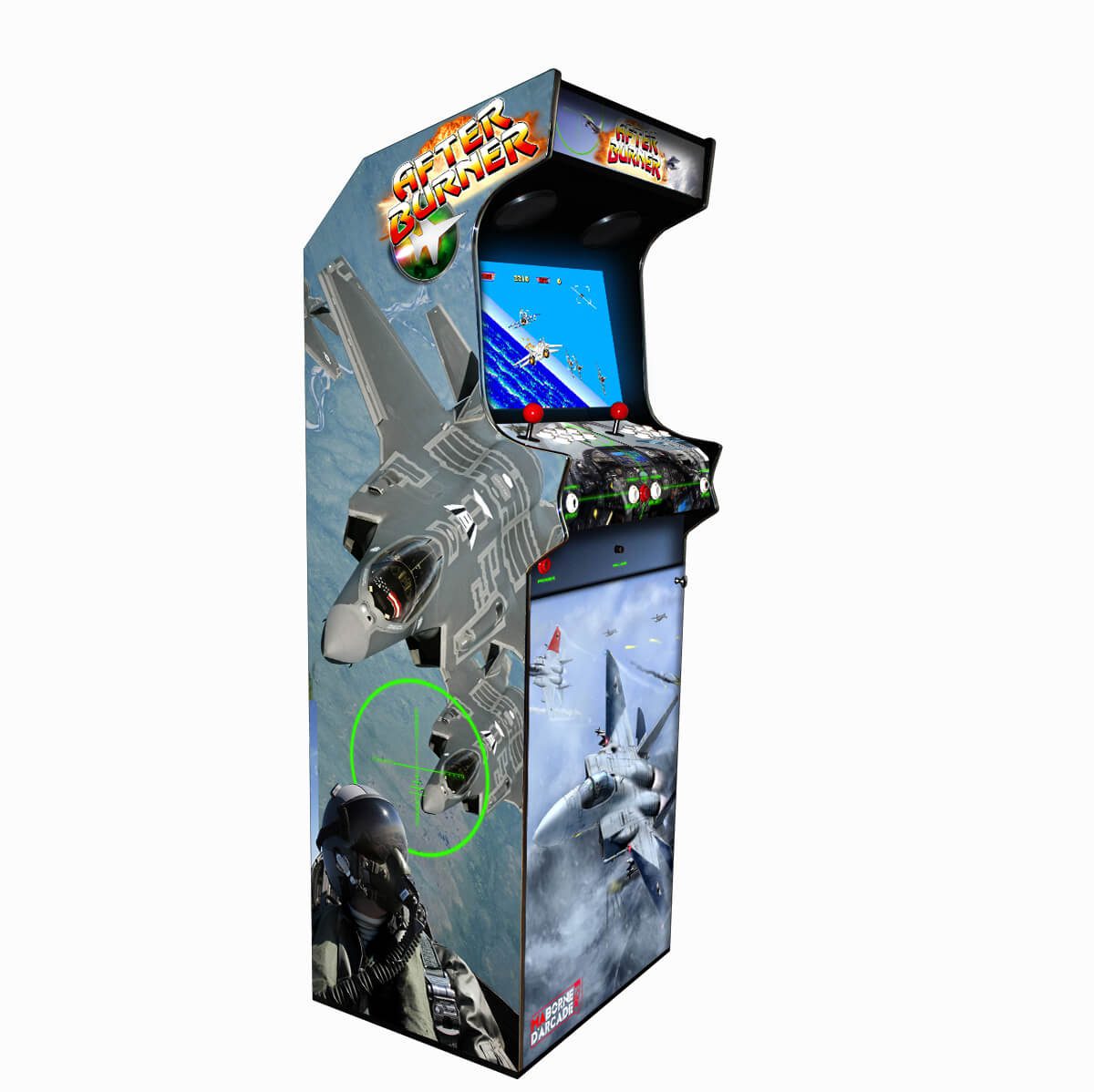 Borne Arcade Classic Profil Gauche Modèle After Burner ma-borne-arcade.fr