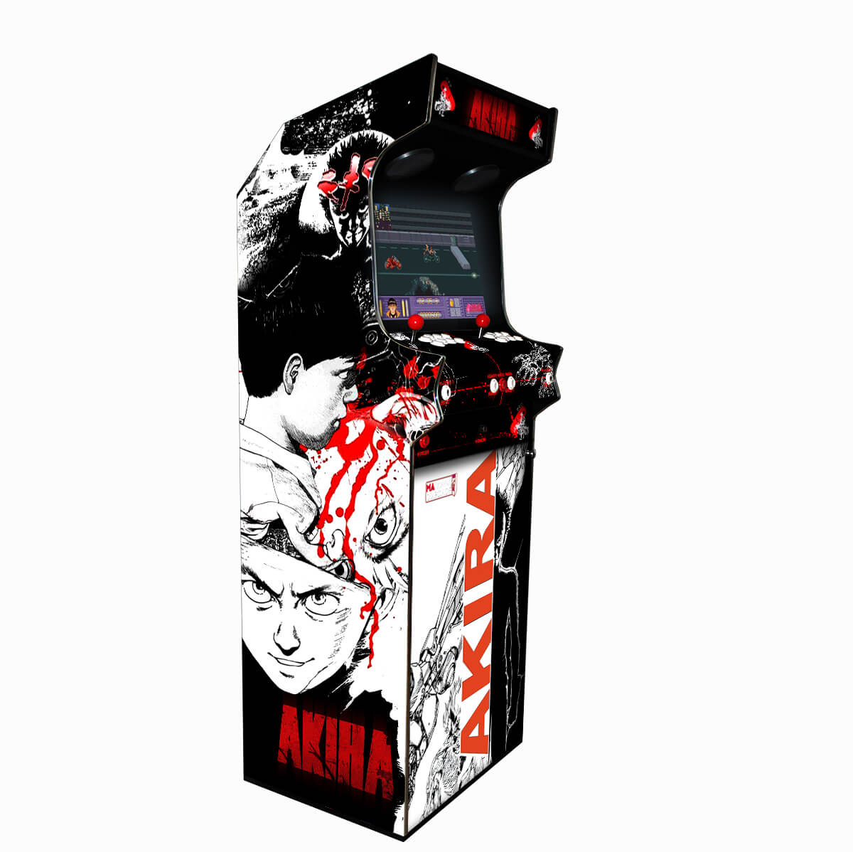 Borne Arcade Classic Profil Gauche Modèle Akira ma-borne-arcade.fr