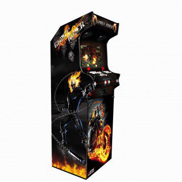 Borne Arcade Classic Profil Gauche Modèle Ghost Rider ma-borne-arcade.fr