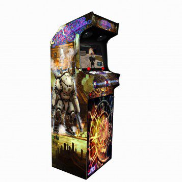 Borne Arcade Classic Profil Gauche Modèle Time Machine ma-borne-arcade.fr